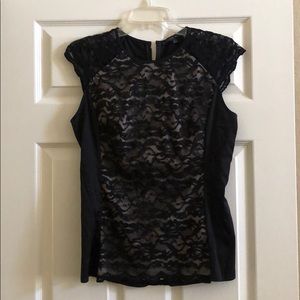 Black lace top